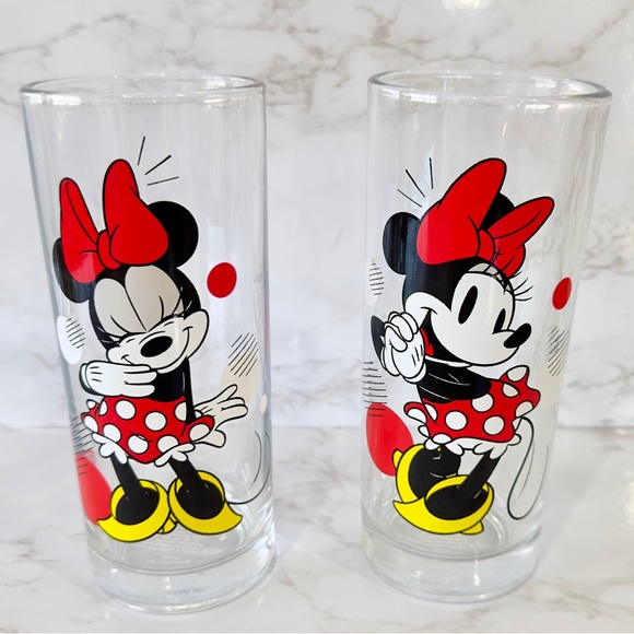 Adorable Pair of Minnie Mouse Glasses with Disney Logo - Bright Vibrant Like New - Picture 8 of 11